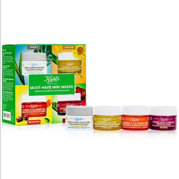Kiehl's Accessories - Kiehl’s Must-Have Mini Masks Gift Set NWT